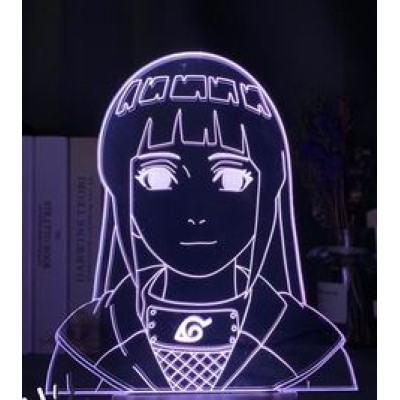 Luminária em Acrílico Naruto 19 Hinata
