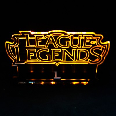 Luminária em Acrílico League of Legends