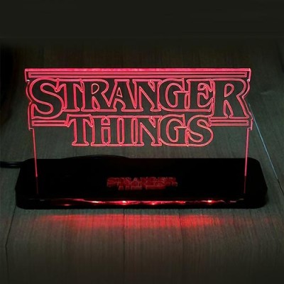 Luminária em Acrílico Stranger Things (Logo)