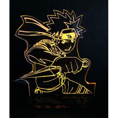 Luminária em Acrílico Naruto