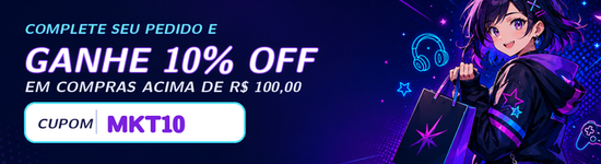 Cupom de 10% de desconto
